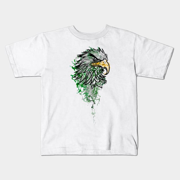 Eagle Green - St. Patrick's Day Kids T-Shirt by HauzKat Designs Shop